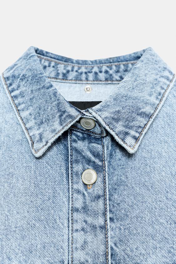 Blouson Z1975 en denim oversize à capuche