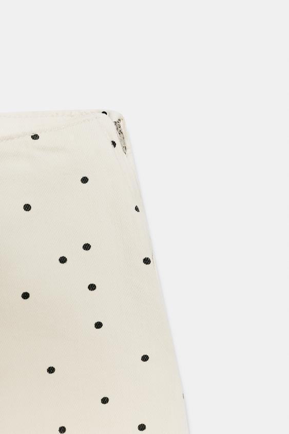 Short mini à pois