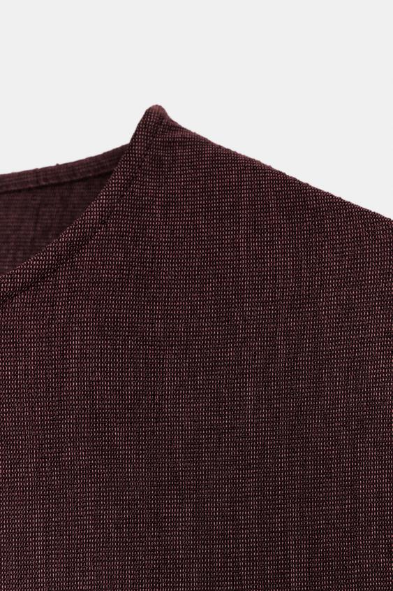 Top texturé sans manches