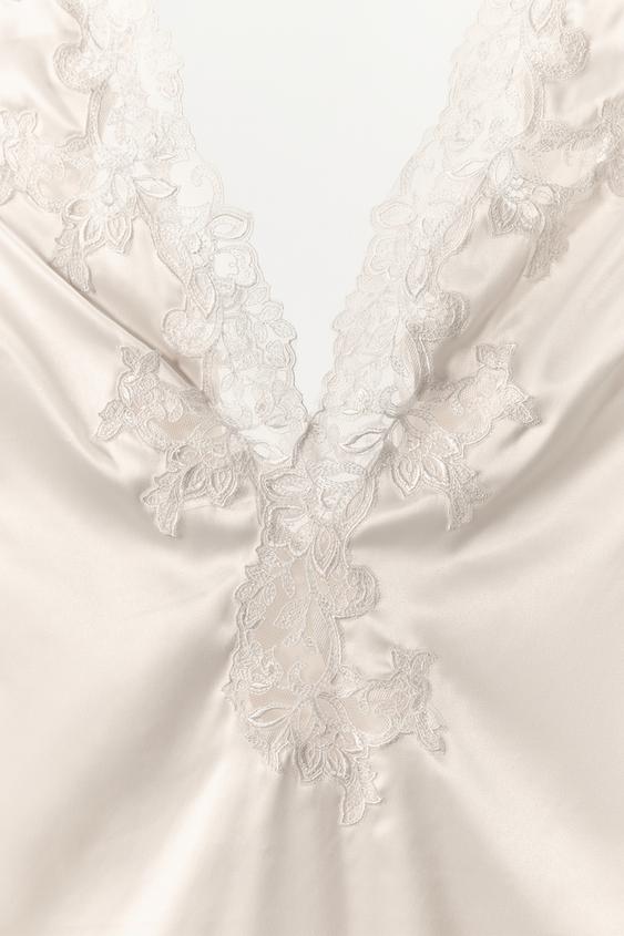 Body satiné en dentelle ZW Collection