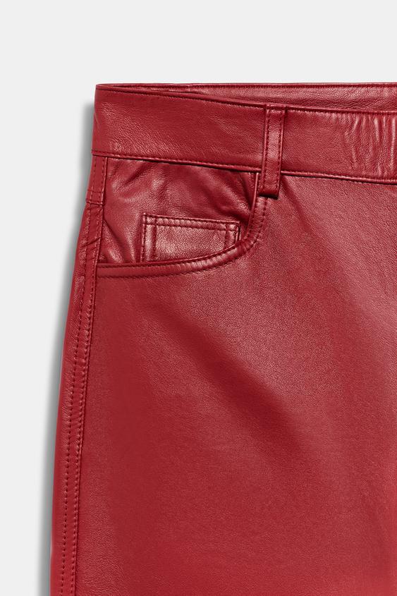 Pantalon 100 % cuir ZW Collection Édition limitée