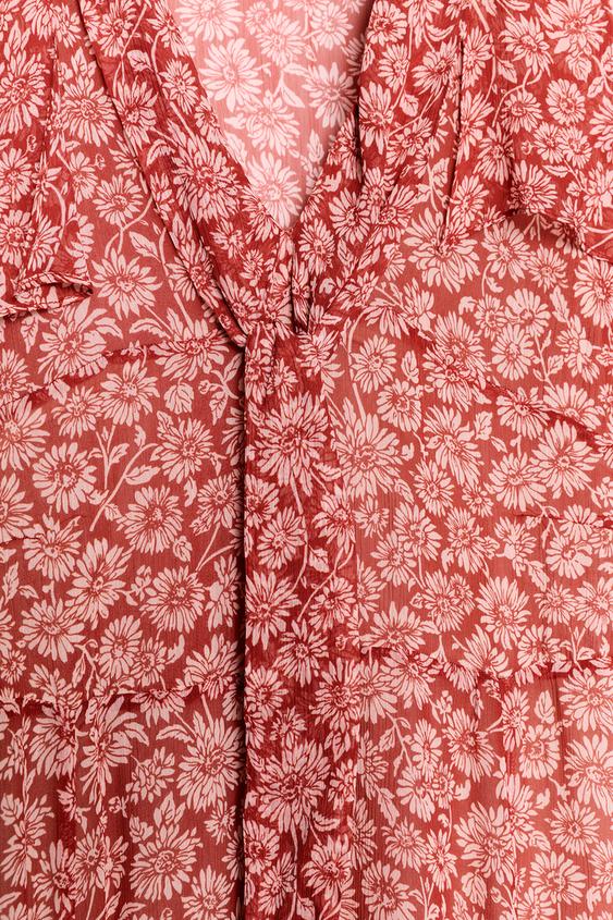 Robe imprimée à fleurs ZW Collection