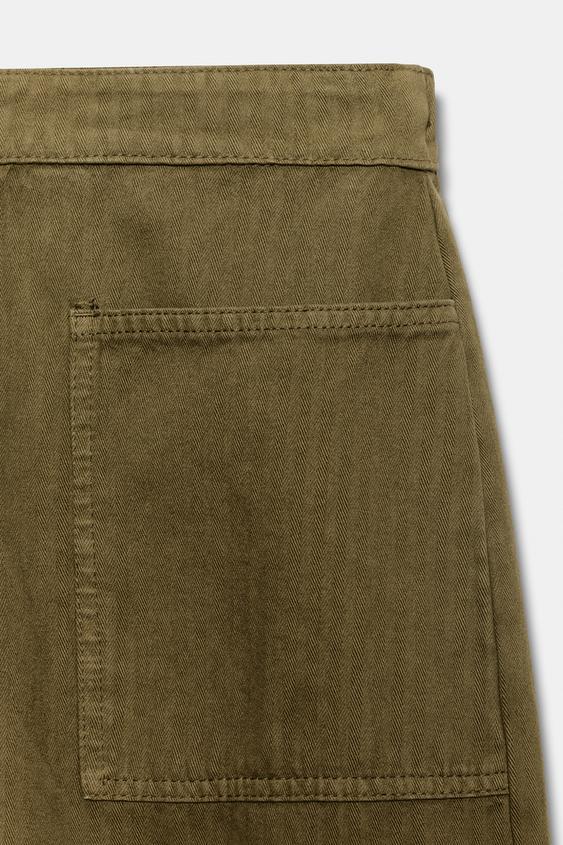Pantalon coupe barrel ZW Collection