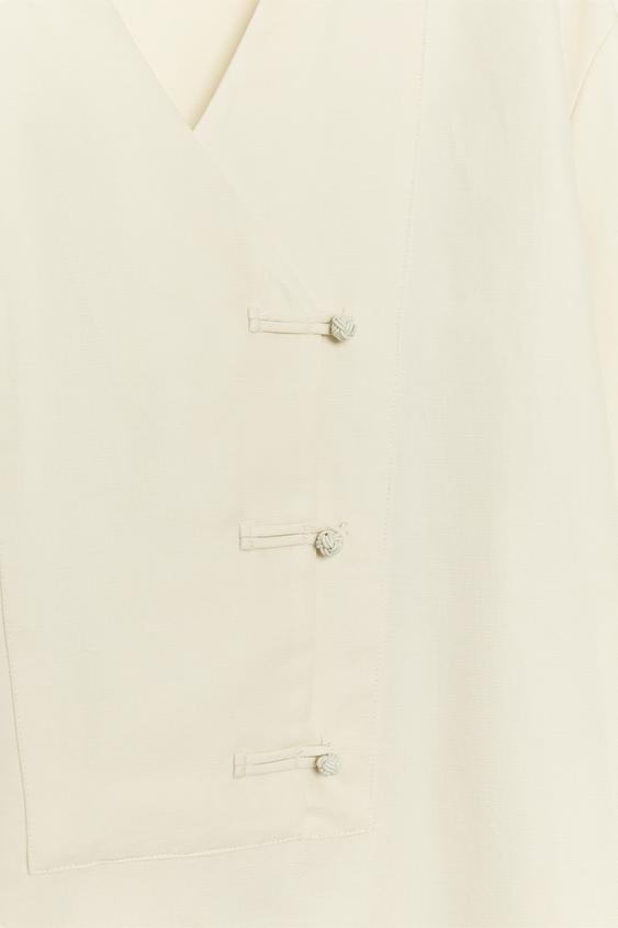 Robe courte à brandebourgs ZW Collection