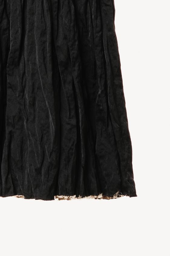 Jupe midi froissée Willy Chavarria x Zara