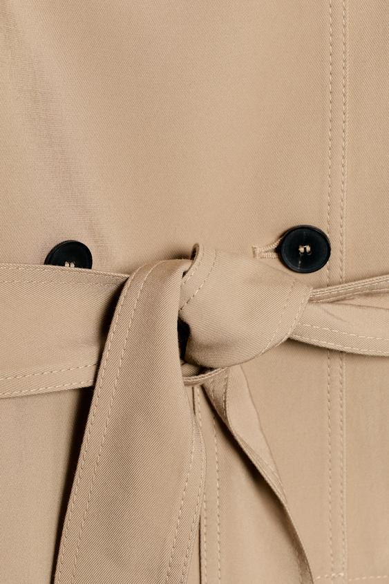Blouson trench avec ceinture