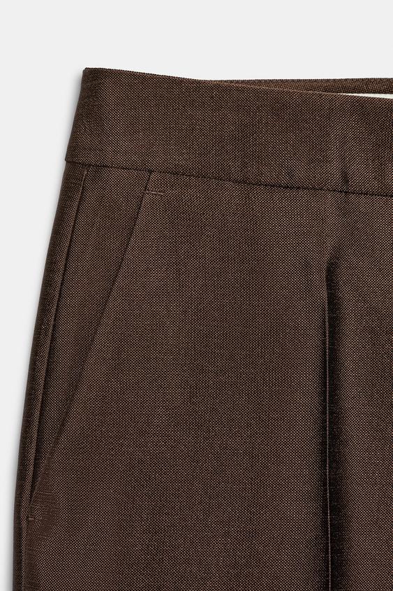 Pantalon slim satiné