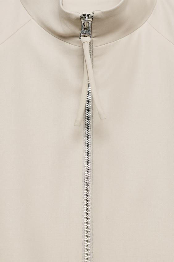 Veste bomber à fermeture zippée ZW Collection