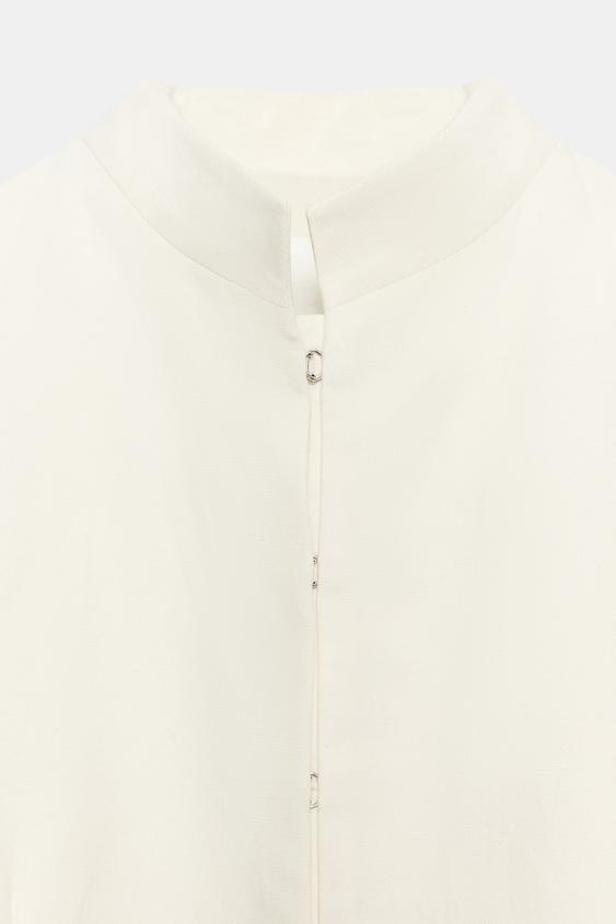Manteau redingote en lin ZW Collection
