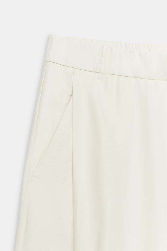 Pantalon fluide à plis