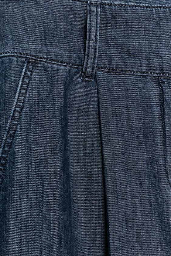 Pantalon coupe barrel à pinces