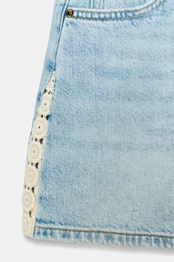 Short Z1975 contrasté au crochet
