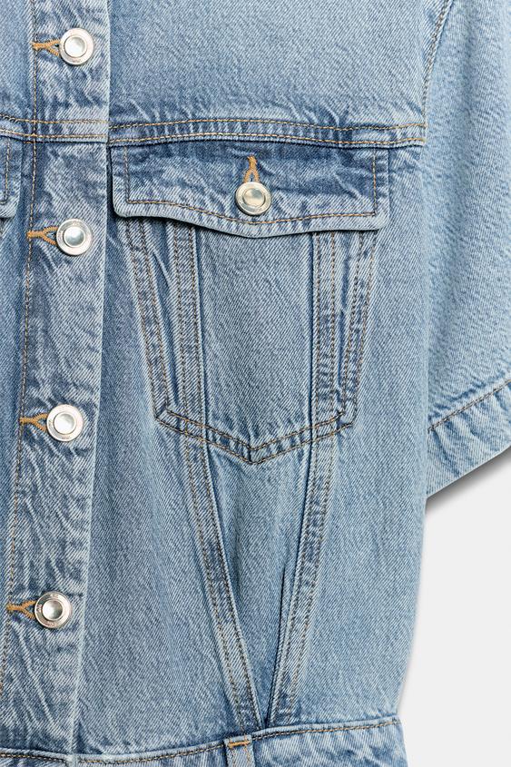 Combinaison Z1975 courte fluide en denim