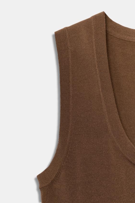 Top en maille ultrafine