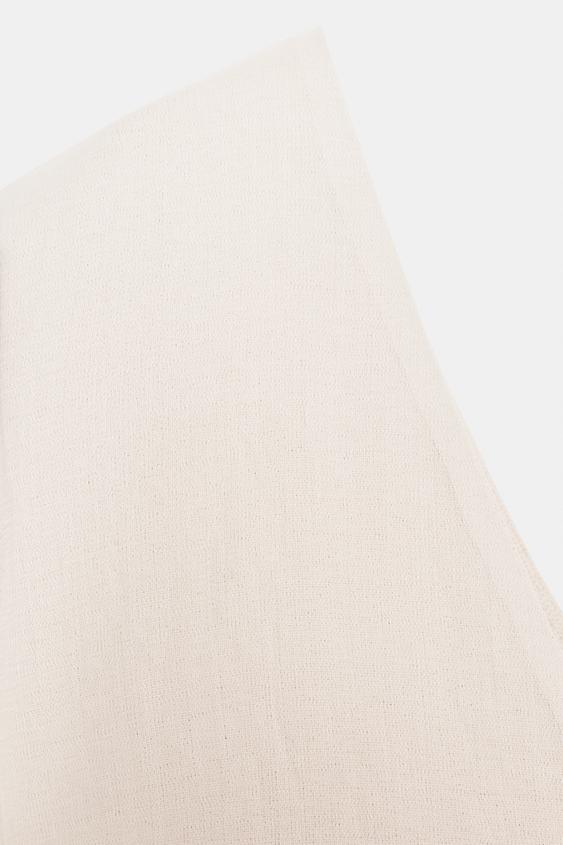 Blouse contrastée en maille