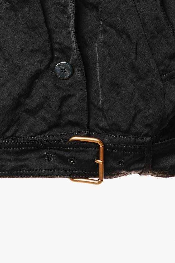 Veste courte avec ceinture Willy Chavarria x Zara