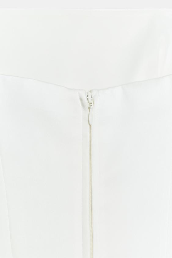 Top bustier peplum