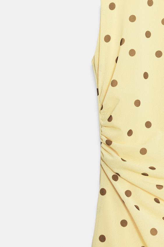Robe fluide à pois