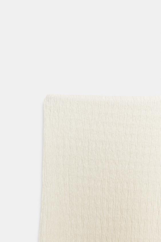 Pantalon droit texturé