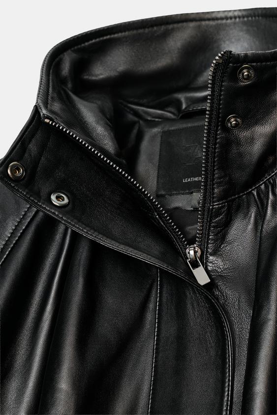 Veste 100 % cuir ZW Collection Édition limitée