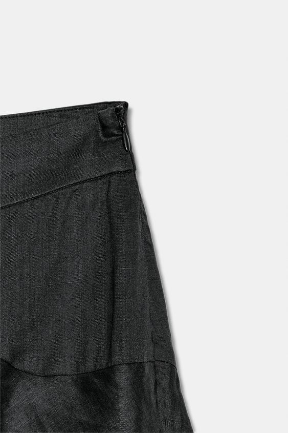 Pantalon à volants en ramie ZW Collection
