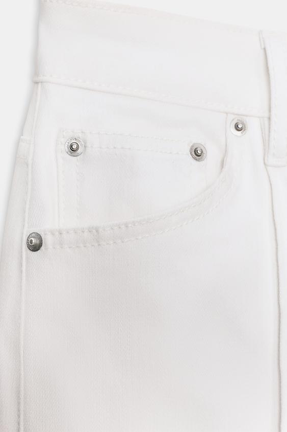 Jean ZW Collection à jambe large taille haute