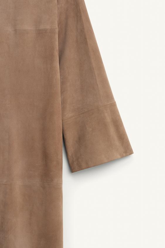 Manteau 100 % cuir suédé Édition limitée