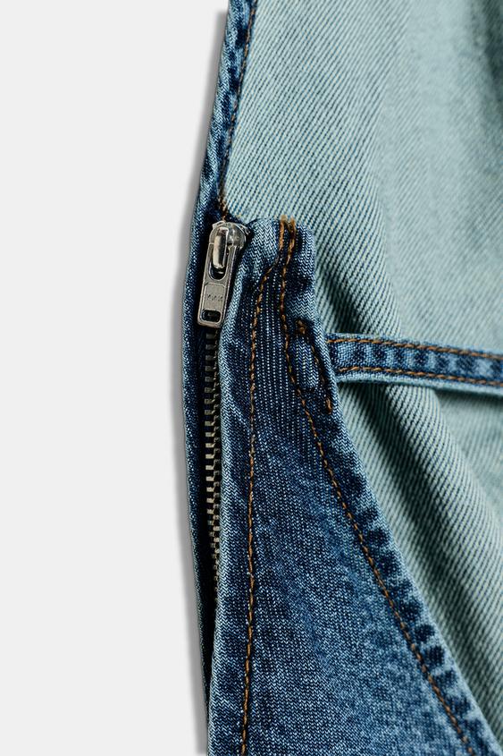 Combinaison Z1975 dos-nu en denim avec ceinture