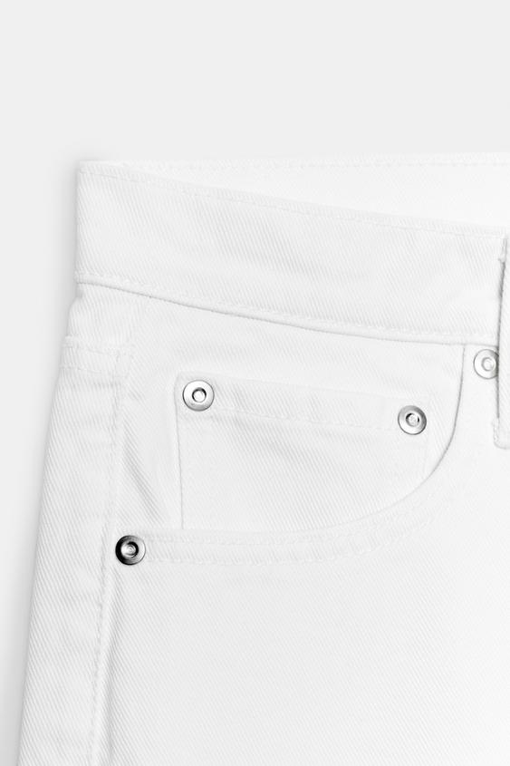 Jean ZW Collection à jambe large taille basse