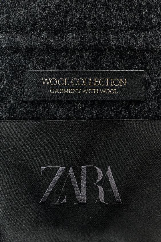 Manteau court en laine ZW Collection