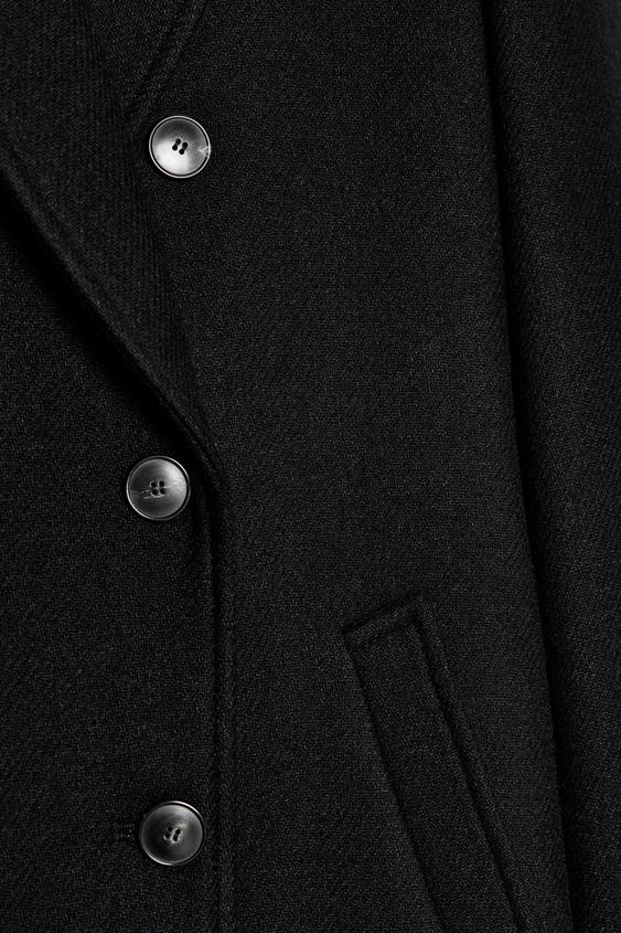 Manteau long croisé