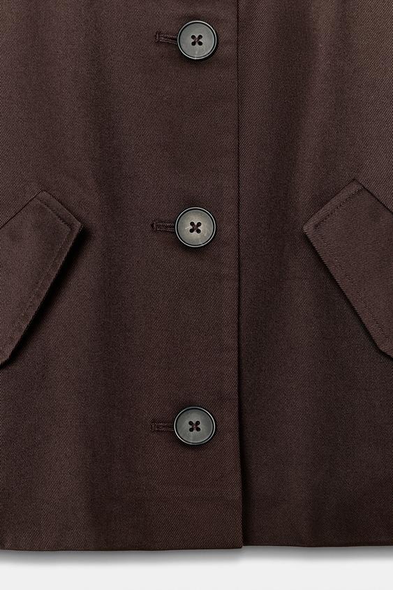 Veste courte à revers