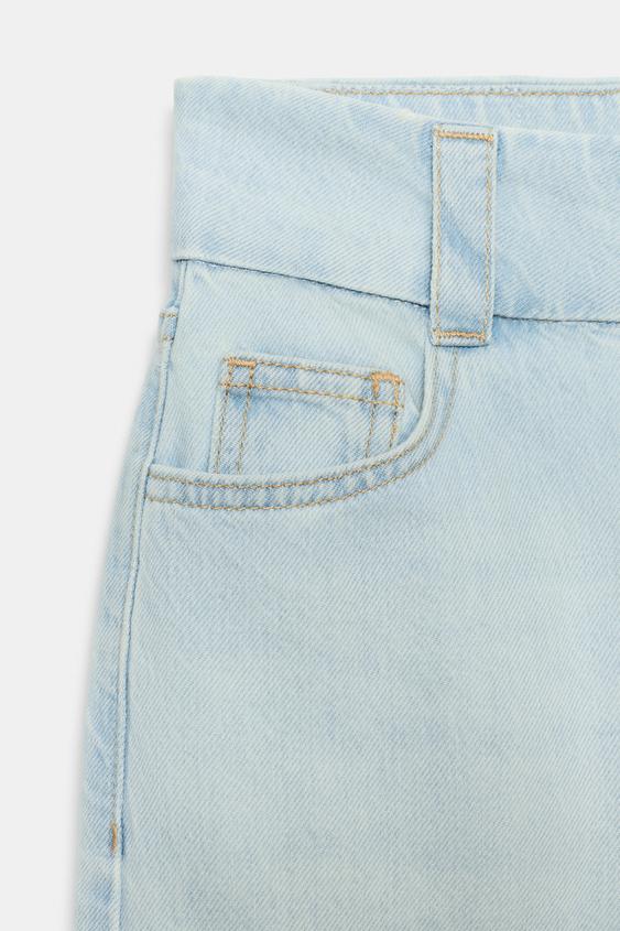 Jean Z1975 coupe droite, taille haute à ceinture large
