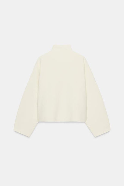 Veste en maille à fermeture zippée