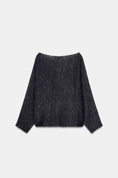 Pull en maille à manches larges