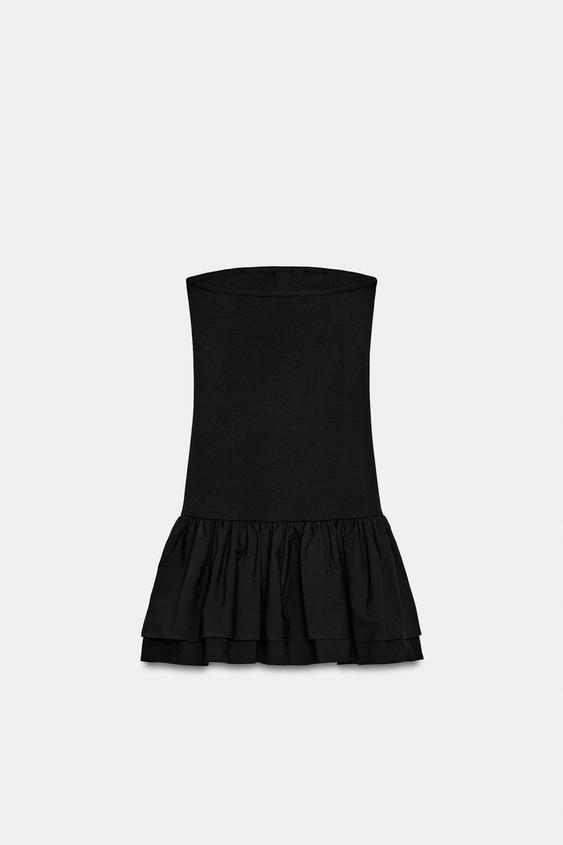 Robe mini à volants