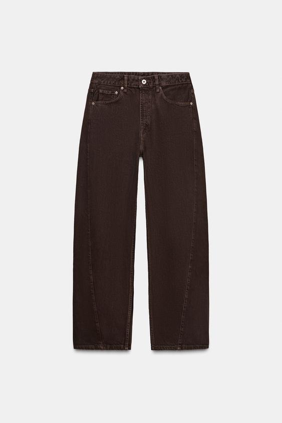 Jean TRF coupe baggy barrel, taille mi-haute