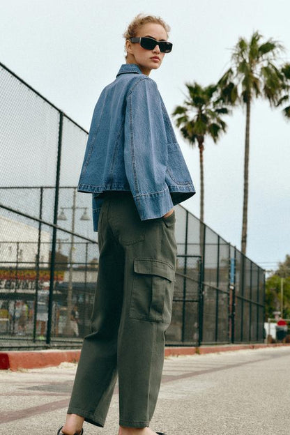 Blouson Z1975 en denim court