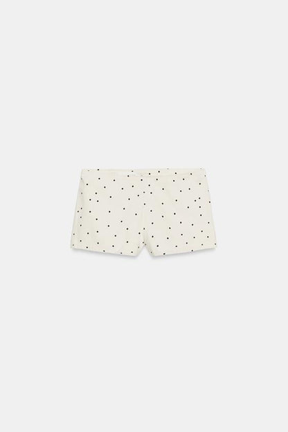 Short mini à pois