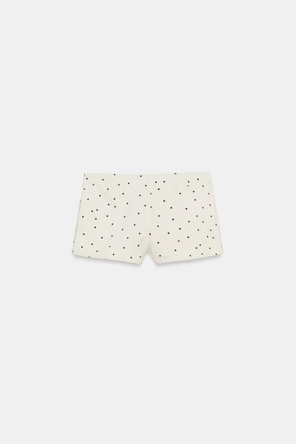 Short mini à pois