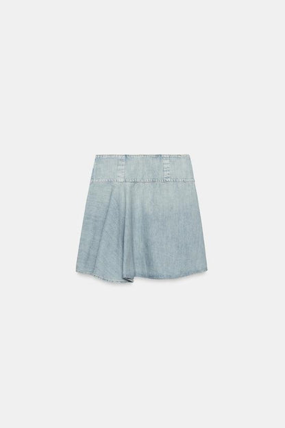 Jupe midi en denim TRF