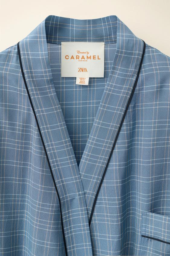 Robe à carreaux Caramel London x Zara