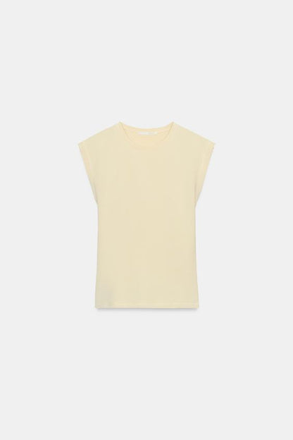 T-shirt en coton sans manches
