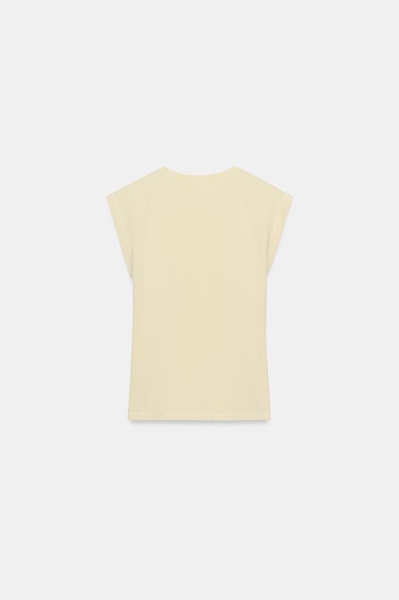 T-shirt en coton sans manches