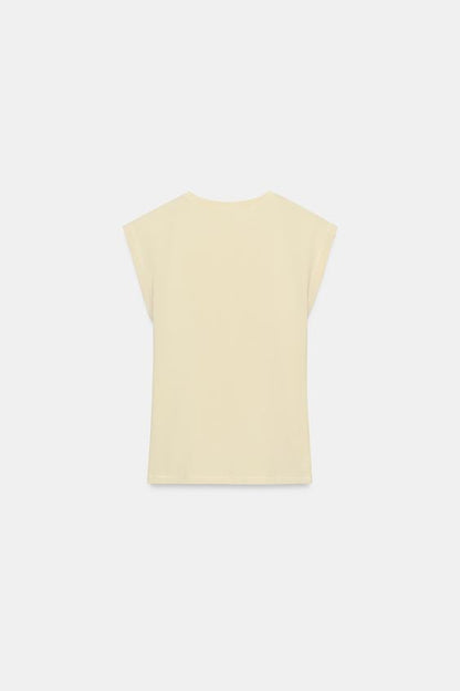 T-shirt en coton sans manches