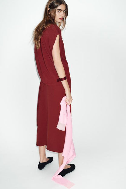 Robe longue asymétrique
