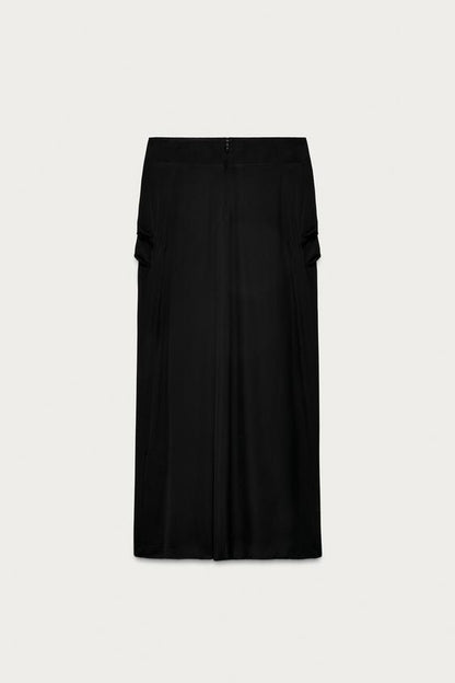 Jupe drapée Marisa Berenson x Zara