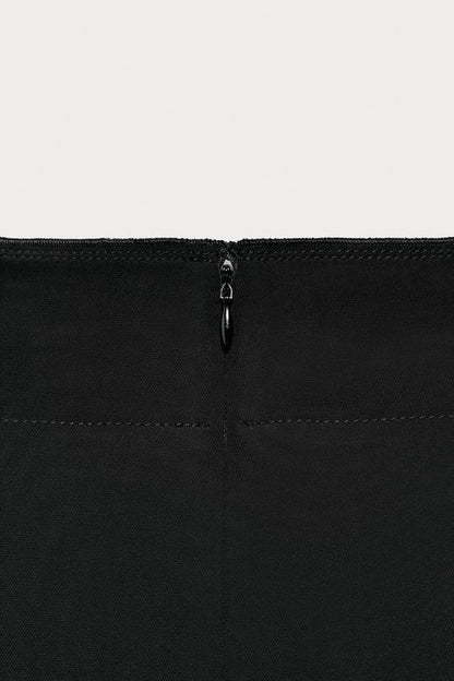 Jupe drapée Marisa Berenson x Zara