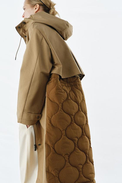 Parka contrastée ZW Collection