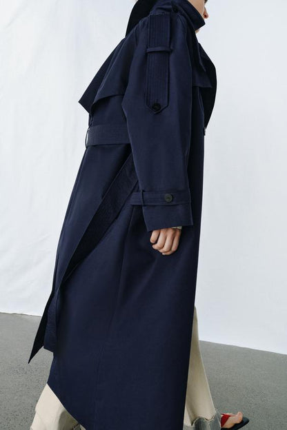Trench oversize avec ceinture ZW Collection